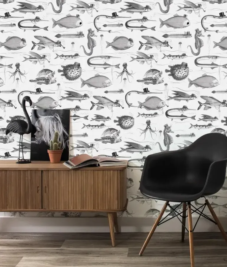 Dandy Fish behang - WP-803