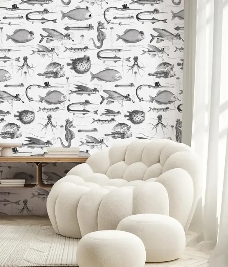 Dandy Fish behang - WP-803