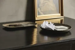 Danna dienblad vierkant - antiek messing