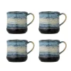 Deana mokken blauw set van 4 stuks - 82072422