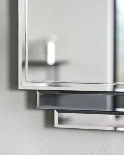 Deco spiegel grijs - 209130337