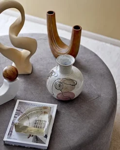 Decoratie object aardewerk - naturel