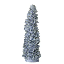 Decoratie object aardewerk - blauw