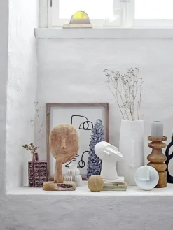 Decoratie object aardewerk - blauw