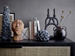 Decoratie object aardewerk - blauw