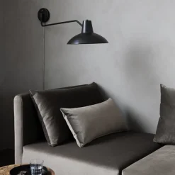 Desk wandlamp - bruin