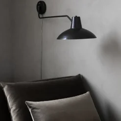 Desk wandlamp - bruin