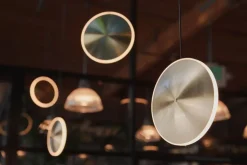 Dish10v hanglamp messing - GP-285