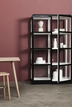 Display kast zwart/wit - 880251