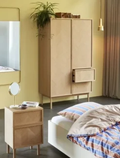 Dressoir/nachtkastje eikenhout - naturel