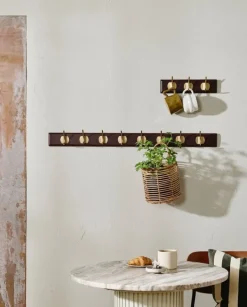 Edgy kapstok met 8 haken bruin - 4192