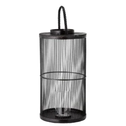 Effie lantaarn - bamboe/glas