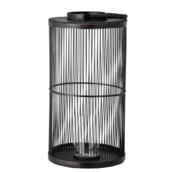 Effie lantaarn - bamboe/glas