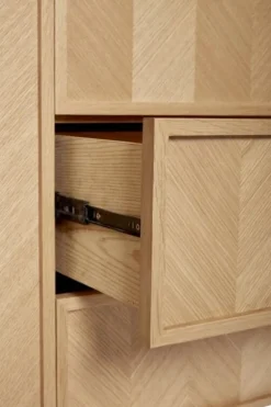 Eiken kast - naturel