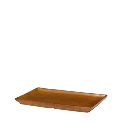 Eli borden caramel bruin- set van 8 stuks