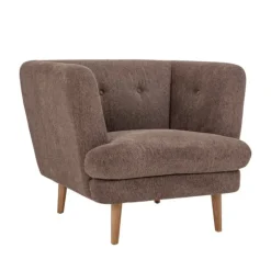 Elliot loungestoel - bruin