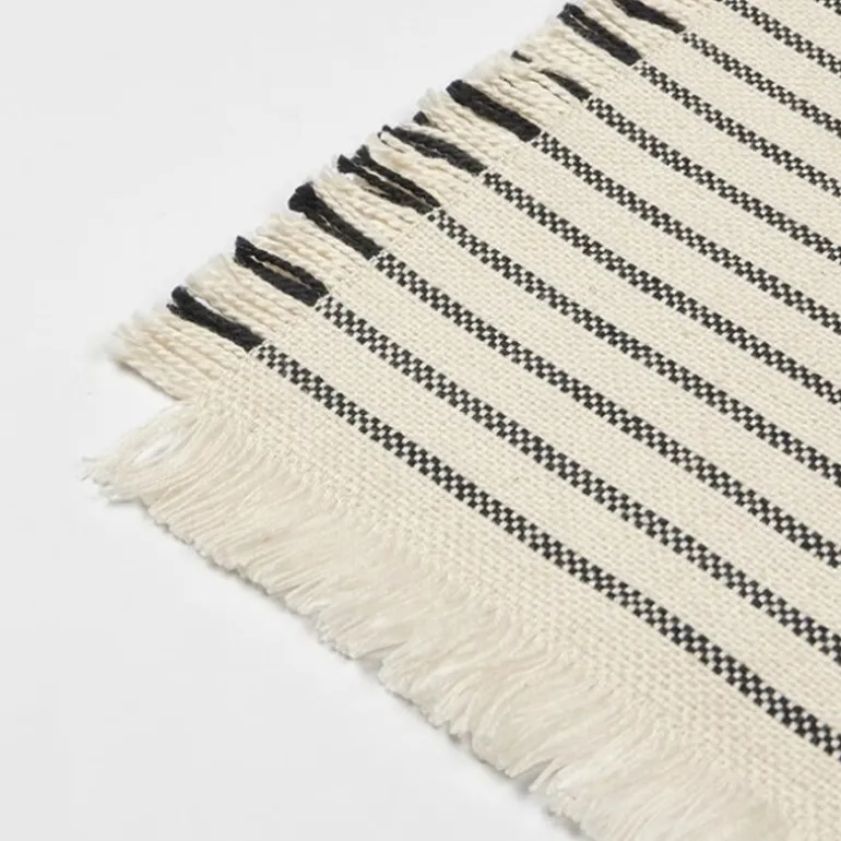 Elouise tafelrunner off white/zwart - 71210320