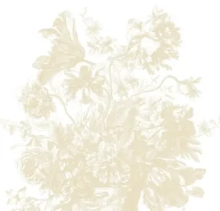 Engraved Flowers behang FU-040 - 292,2x280cm beige