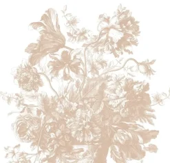 Engraved Flowers behang FU-043 - 292,2x280cm nude