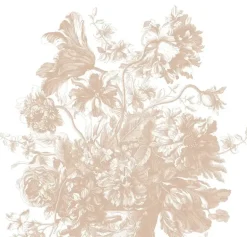 Engraved Flowers behang FU-042 - 194,8x280cm nude