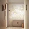 Engraved Flowers behang FU-041 - 389,6x280cm beige