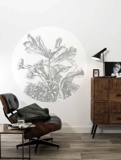 Engraved flowers behangcirkel SC-060 - ø142,5cm