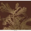Engraved flowers goud behang MW-027 - 400x280cm