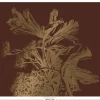 Engraved flowers goud behang MW-026 - 300x280cm