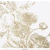 Engraved flowers goud behang MW-030 - 400x280cm