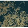 Engraved flowers goud behang MW-015 - 400x280cm