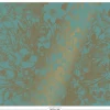 Engraved flowers goud behang MW-020 - 300x280cm