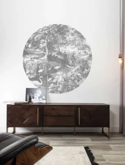 Engraved landscapes cirkelbehang BC-045 - ø237,5 cm