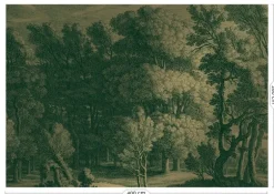 Engraved landscapes goud behang MW-033 - 400x280cm