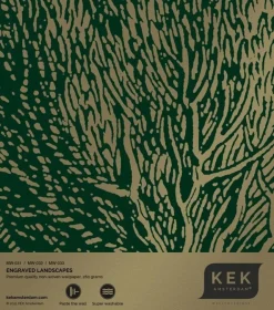 Engraved landscapes goud behang MW-033 - 400x280cm
