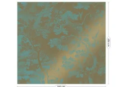 Engraved landscapes goud behang MW-035 - 300x280cm