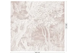 Engraved landschappen behang nude WP-765 300x280cm