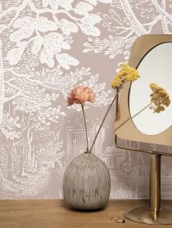 Engraved landschappen behang nude WP-765 300x280cm