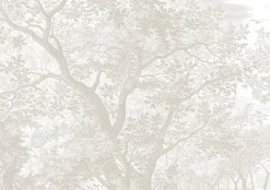 Engraved landschappen behang grijs WP-770 200x280cm