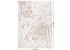 Engraved landschappen behang nude WP-762 200x280cm
