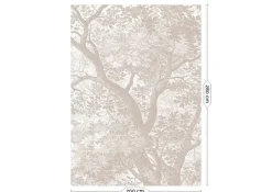 Engraved landschappen behang zand WP-772 200x280cm