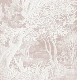 Engraved landschappen behang nude WP-768 400x280cm