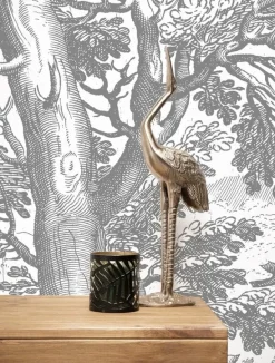 Engraved landschappen behang grijs WP-779 200x280cm