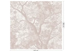 Engraved landschappen behang nude WP-774 300x280cm