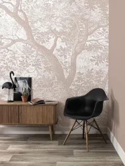 Engraved landschappen behang nude WP-774 300x280cm