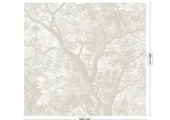 Engraved landschappen behang WP-773 grijs 300x280cm