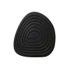 Enoki onderzetters zwart set van 6 stuks - 7181