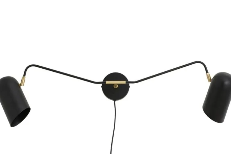 Eris wandlamp - zwart