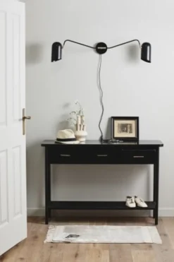 Eris wandlamp - zwart