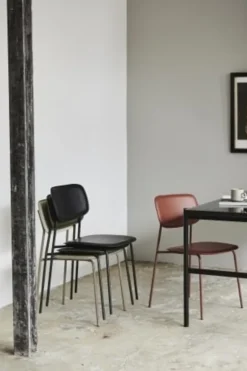 Esa stoel - roest rood