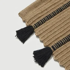 Ezra vloerkleed naturel/zwart 140x200cm - 71110389